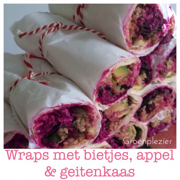 vegetarische wraps met geitenkaas recept